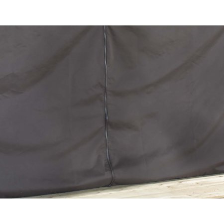 Sojag Brown Curtains for Sumatra Gazebo, 10 ft. x 12 ft., Poly, Outdoor Shades 135-9156072